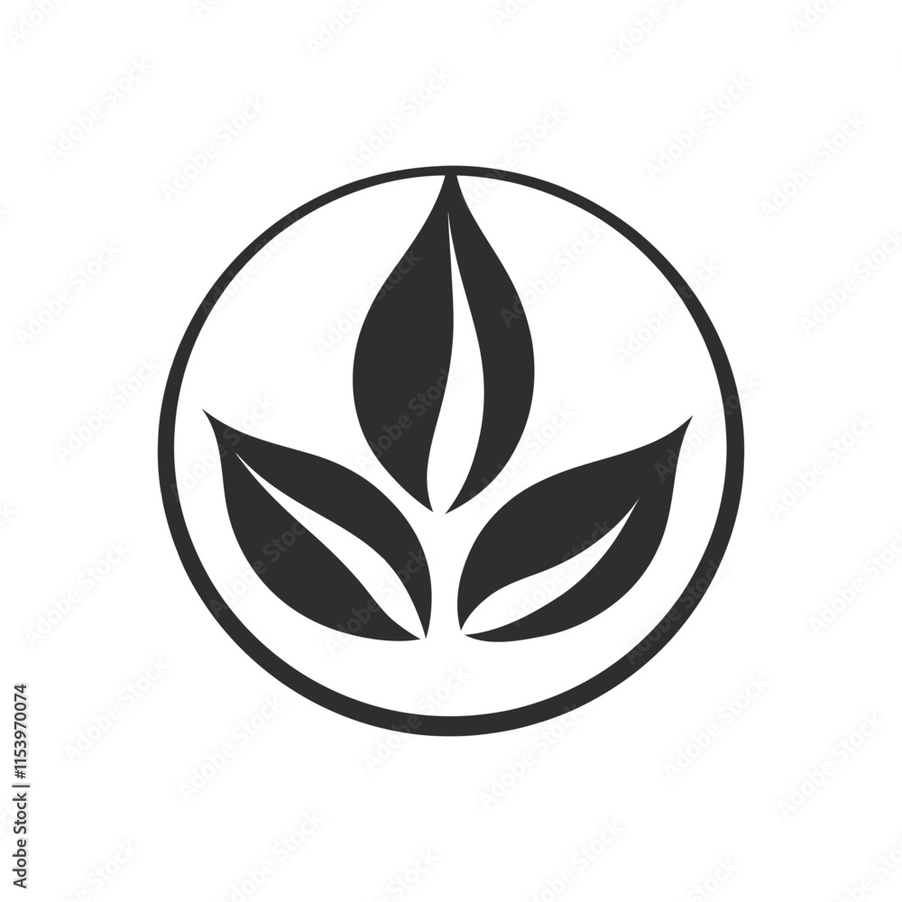 Leaf logo vector illustration