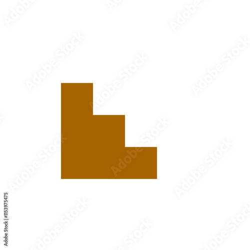 Brown Staircase Vector