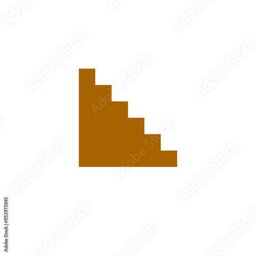 Brown Staircase Vector