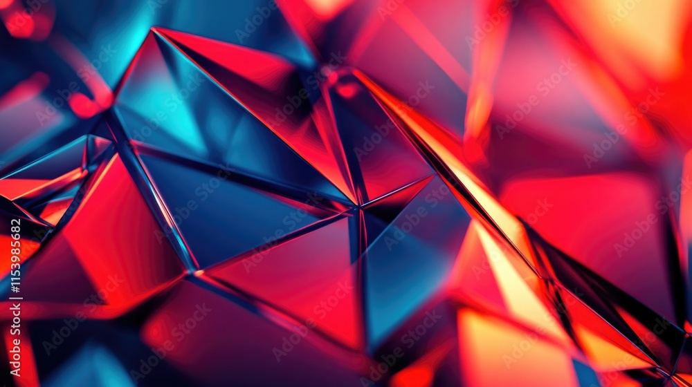 Vibrant Geometric Abstract Background Vibrant Geometric Abstract Background
