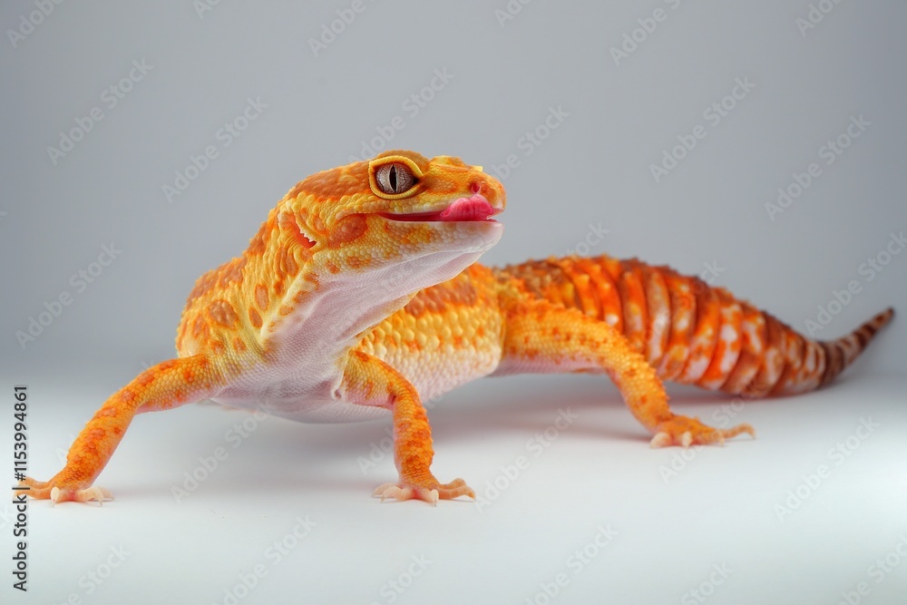 Fototapeta premium potrait leopard gecko, 24 December 2024 Indonesia