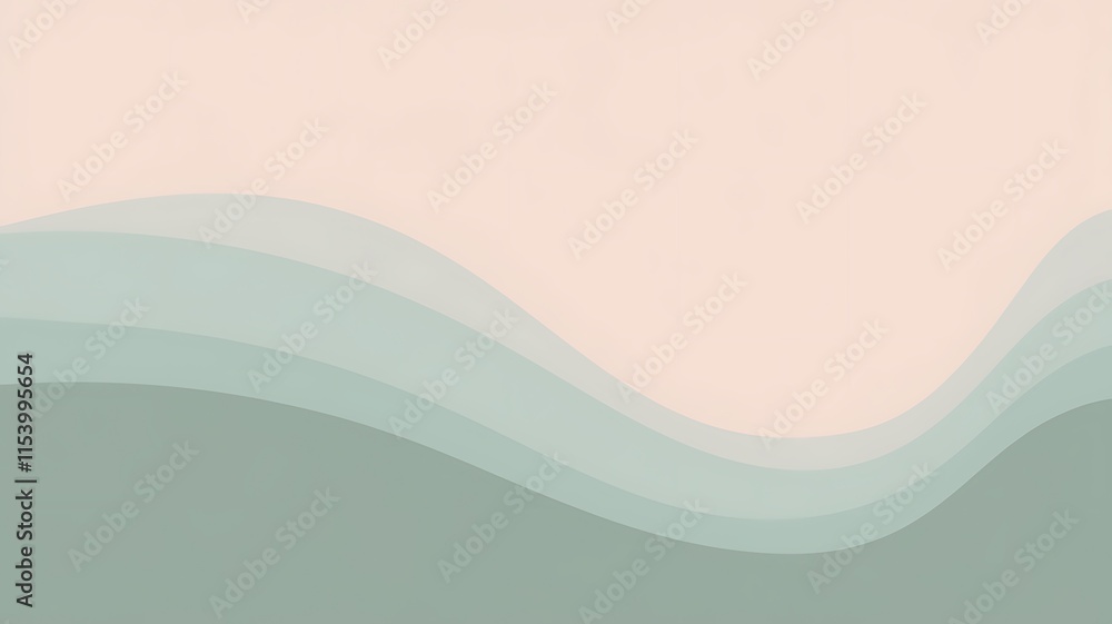 Abstract Pastel Wave Background Design Abstract Pastel Wave Background Design