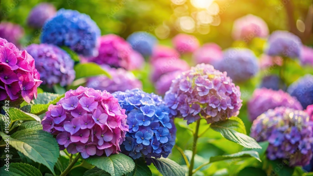 Hortensias dans un jardin, flowers, blossoms, flowers, blossoms, flora, spring flowers, blossoming flowers Hortensias dans un jardin, flowers, blossoms, flowers, blossoms, flora, spring flowers, blossoming flowers