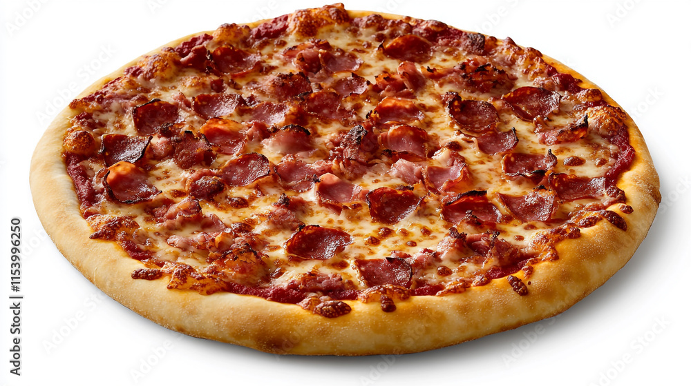Savory pepperoni pizza with crispy crust and melted cheese, perfect for sharing on a Friday night Savory pepperoni pizza with crispy crust and melted cheese, perfect for sharing on a Friday night