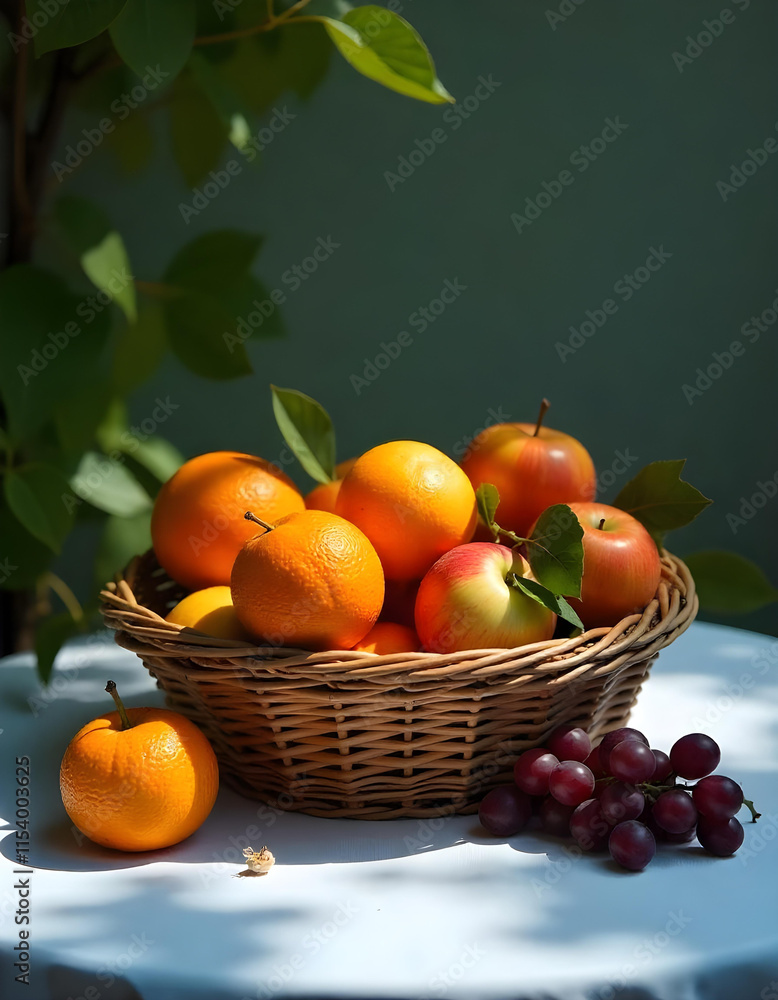 basket of fruits basket of fruits
