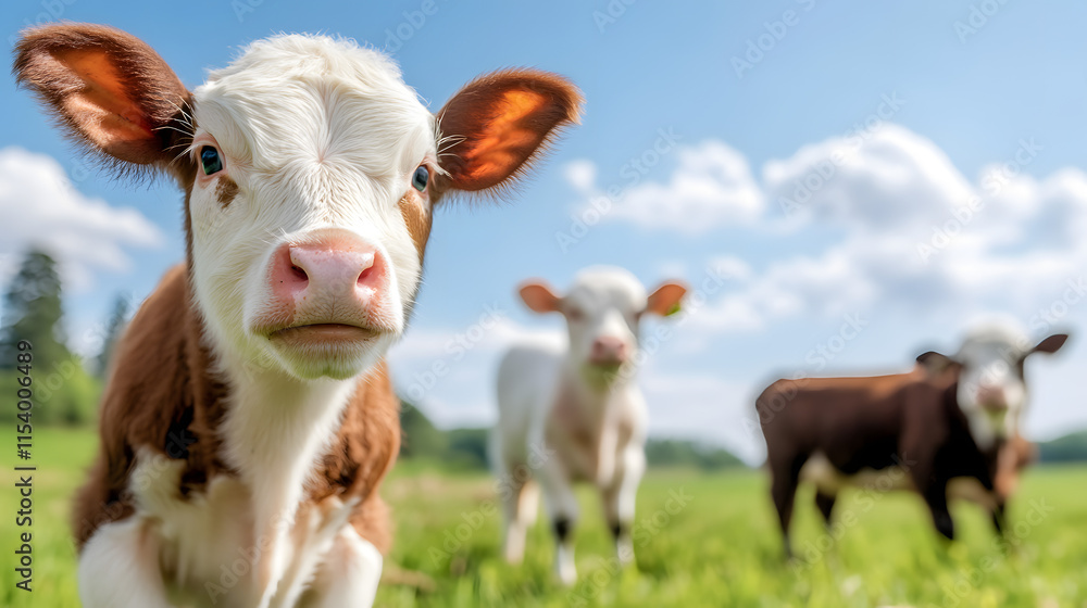 cow in a meadow cow in a meadow