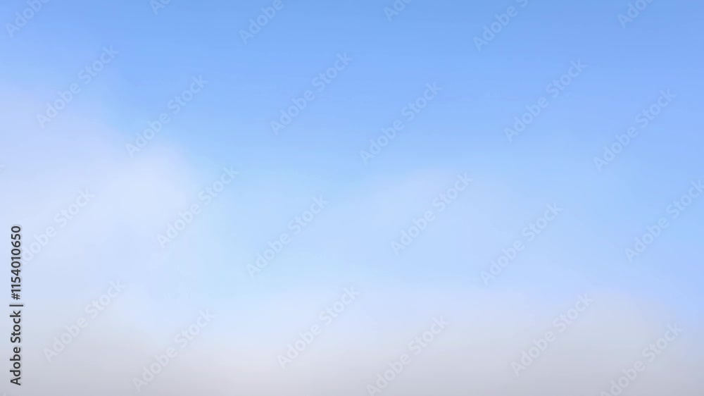 Sky covered in fog changes color and begins to light up Sky covered in fog changes color and begins to light up