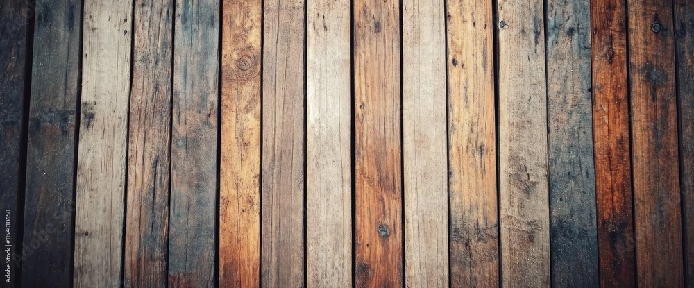 Obraz premium Rustic wooden planks background texture. (1)