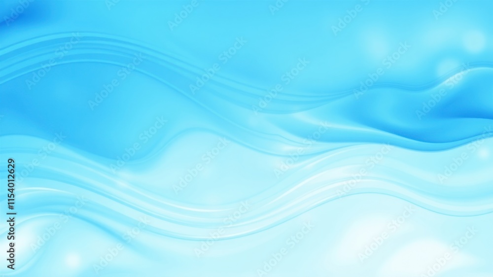Naklejka premium Abstract Light Blue Wave Background Design for Website