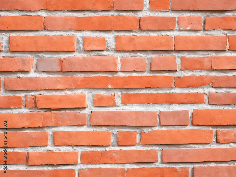 Obraz premium Red brick wall texture background.