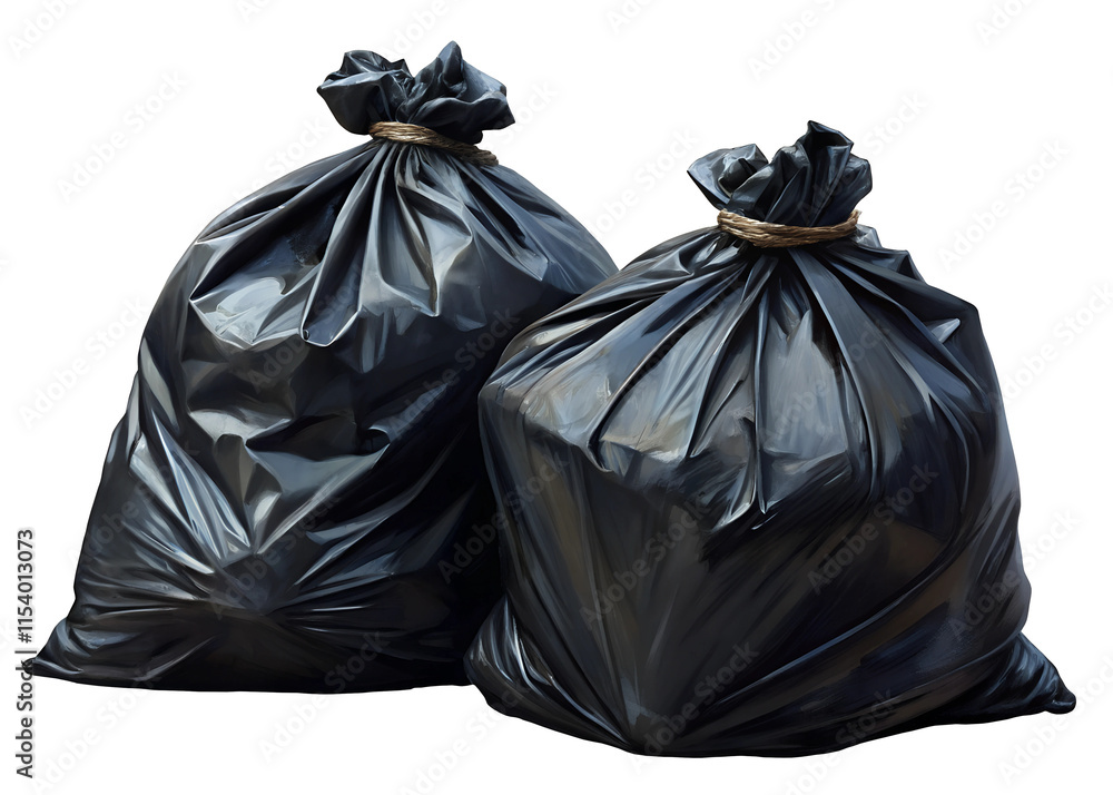 garbage bag isolated on white background garbage bag isolated on white background