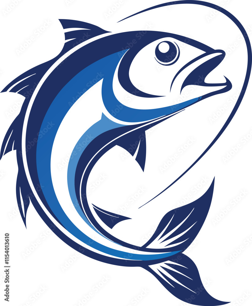 Fototapeta premium fish logo