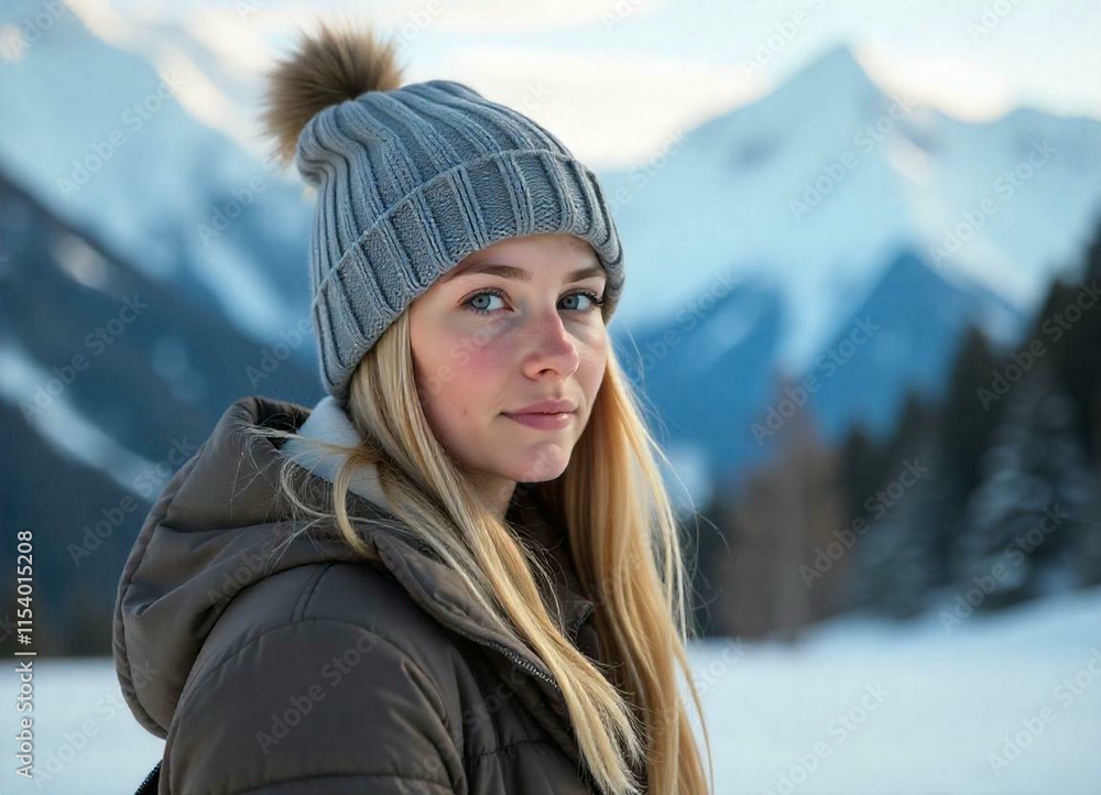 woman in winter woman in winter