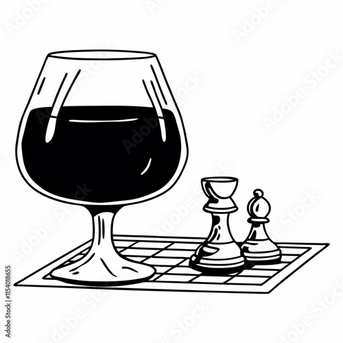 glass of cognac