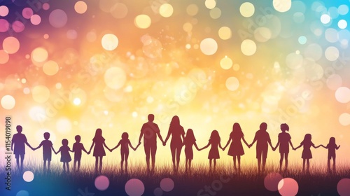 Generational Family Connections Celebration in Soft Light