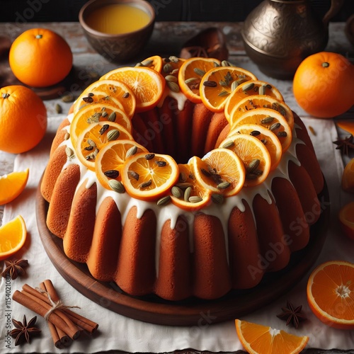 256 Orange Cardamom Bundt Cake Izobrajenie 1 iz 4 photo