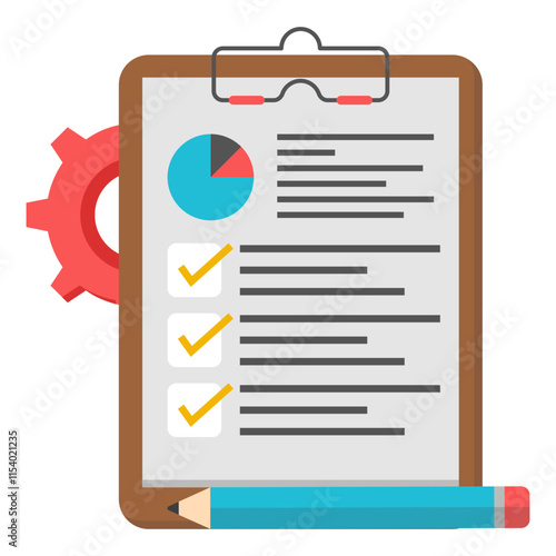 Premium download icon of checklist