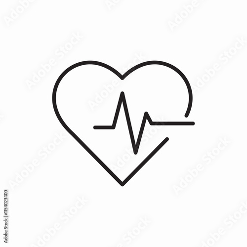 heart monitor icon sign vector