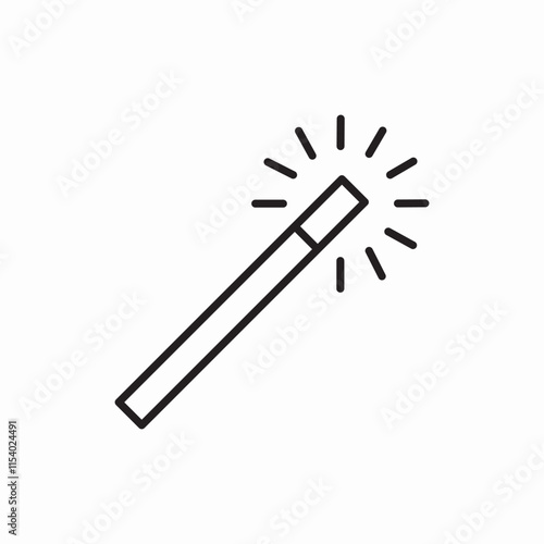 magic wand icon sign vector
