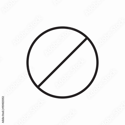 non available unavailable icon sign vector