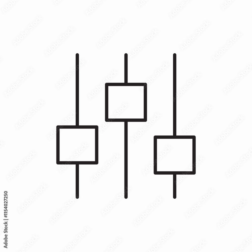 tuner mixer icon sign vector tuner mixer icon sign vector