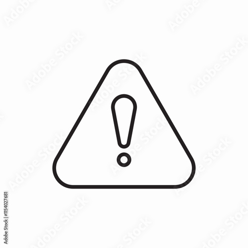 warning caution icon sign vector