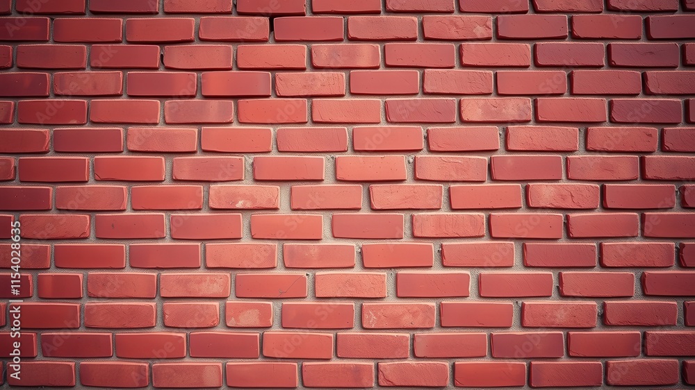 Fototapeta premium A Seamless Texture of Red Brick Wall Background Ideal for Design Projects