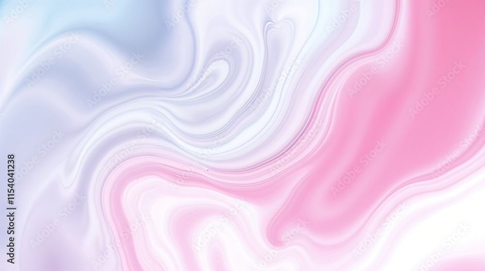 An abstract artwork featuring a dynamic, fluid design with various shades of lighter dynamic colors, along with white and pastel pink accents. An abstract artwork featuring a dynamic, fluid design with various shades of lighter dynamic colors, along with white and pastel pink accents.