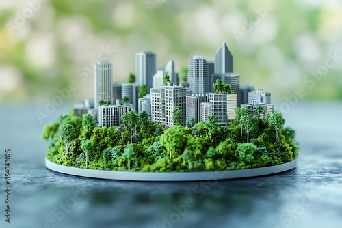 Sustainable City Model: A Vision of Eco-Friendly Urban Development photo