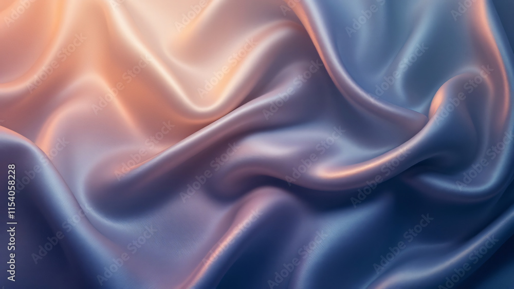Turquoise pink silk satin. Gradient. Metal. Wavy folds. Glossy cloth surface. Beautiful teal background with space for design. Turquoise pink silk satin. Gradient. Metal. Wavy folds. Glossy cloth surface. Beautiful teal background with space for design.