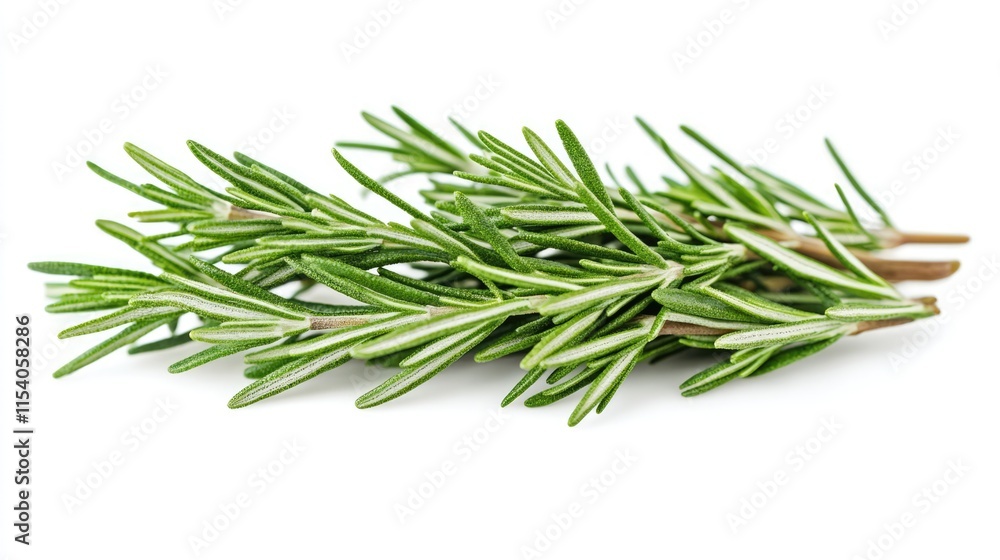 Fresh rosemary herb with aromatic needle-like leaves ideal for culinary use and enhancing flavor in various dishes. Fresh rosemary herb with aromatic needle-like leaves ideal for culinary use and enhancing flavor in various dishes.
