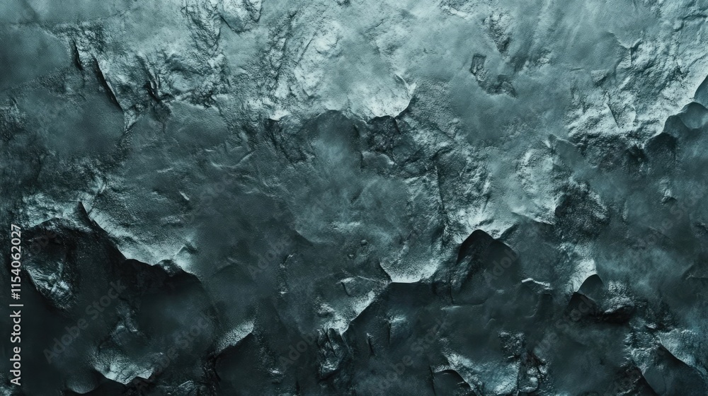 Obraz premium Textured dark cement wall surface with a rough and irregular appearance for background design and architectural applications