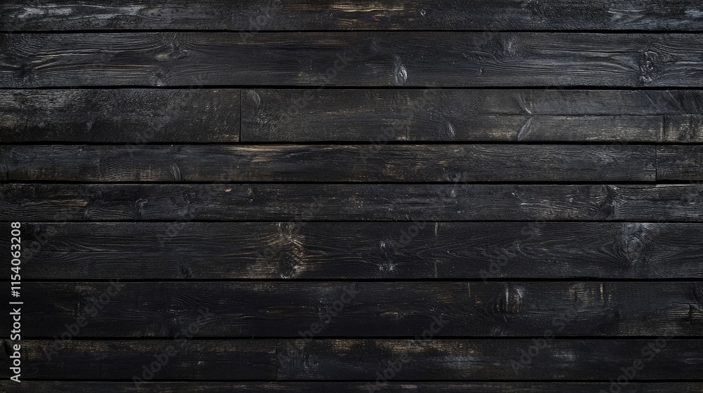 Obraz premium Dark Grungy Wooden Planking Vertical Background with Natural Texture for Rustic and Vintage Design Projects