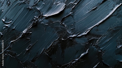 Dark textured abstract background with rough grunge paint details suitable for artistic and design projects.