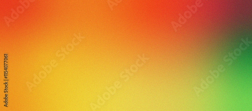 Yellow peach, orange and green abstract background. Color gradient mesh background. Noise gain mesh.