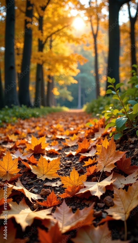 A pile of fallen autumn leaves golden brown and crunchy underfoot in a forest clearing, foliage, woodland atmosphere, forest A pile of fallen autumn leaves golden brown and crunchy underfoot in a forest clearing, foliage, woodland atmosphere, forest
