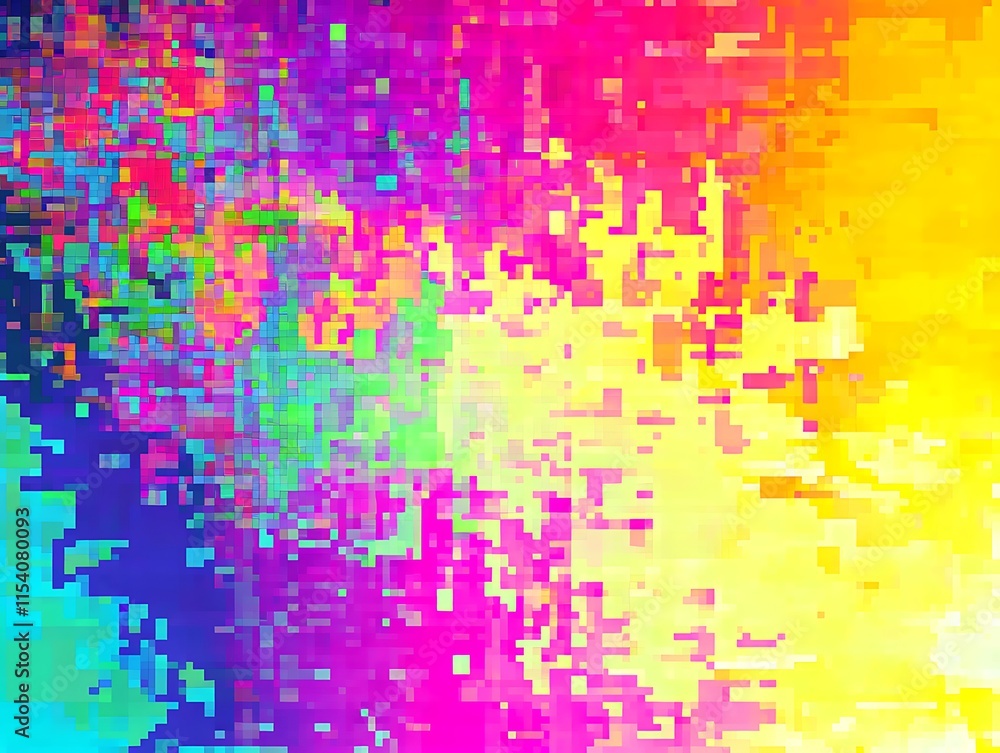 Abstract pixelated interlaced colorful rainbow 8 bit cyber retro game Glitch TV Static pixel Noise texture background. Futuristic glitched cyberpunk, rave 90s, 2000s lo-fi aesthetic. Chiptune design Abstract pixelated interlaced colorful rainbow 8 bit cyber retro game Glitch TV Static pixel Noise texture background. Futuristic glitched cyberpunk, rave 90s, 2000s lo-fi aesthetic. Chiptune design
