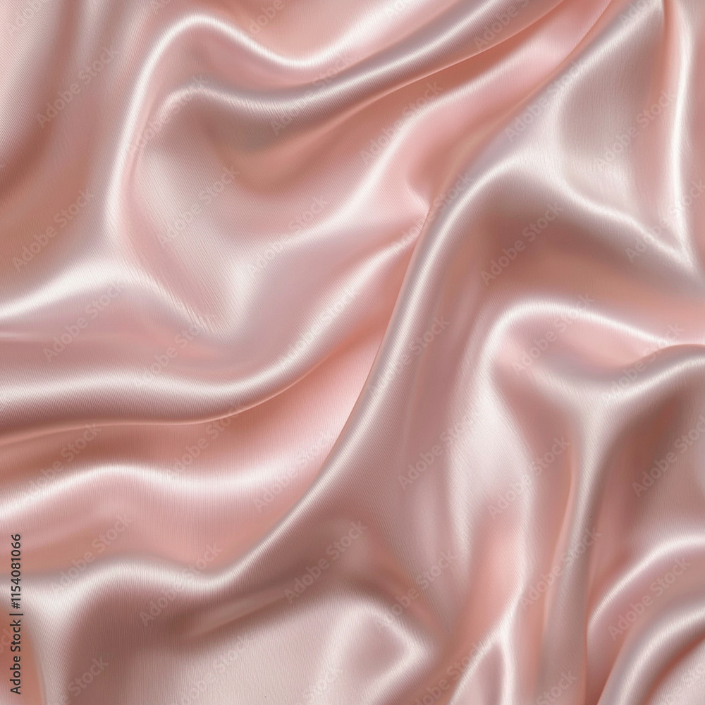 Fototapeta premium Smooth silk texture, luxurious material in soft pastel pink