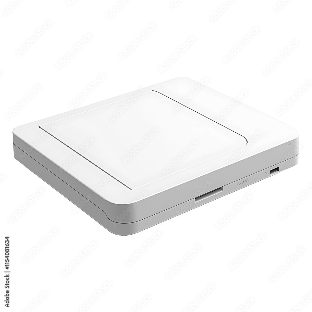 A Sleek White Scanner isolated on transparent background
A Sleek White Scanner isolated on transparent background