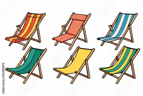 set of Beach chair