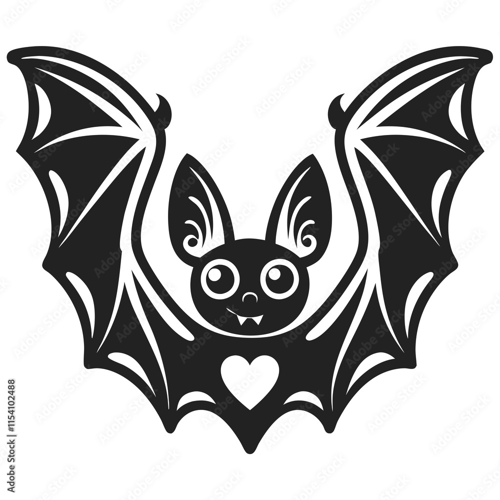bat silhouette vector illustration bat silhouette vector illustration