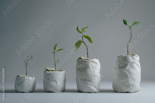 Growth of money photo