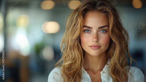 Portrait of a beautiful woman.