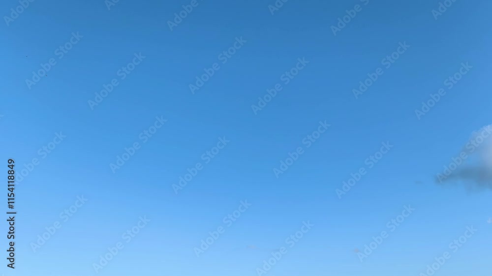 Sky in the morning with clouds appearing timidly Sky in the morning with clouds appearing timidly