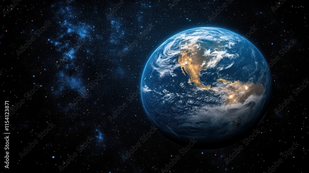 Earth from space, showing North and Central America. (2) Earth from space, showing North and Central America. (2)