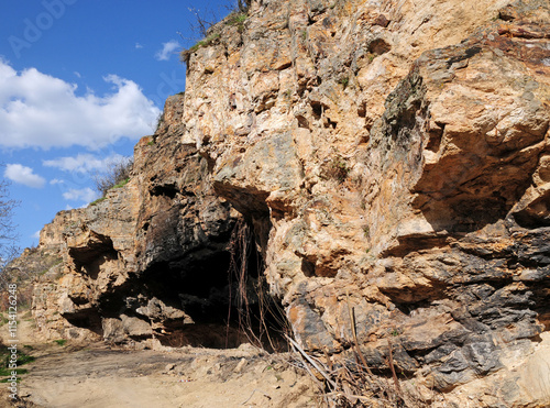 Inozu Valley, located in Beypazari, Turkey, is one of the most important canyons of the country. photo