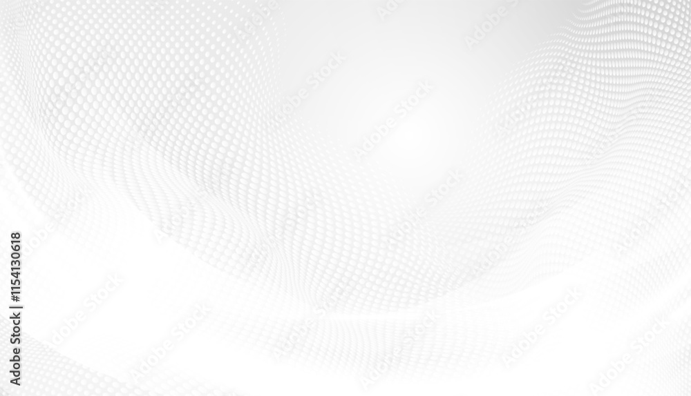 Naklejka premium Dot halftone effect background