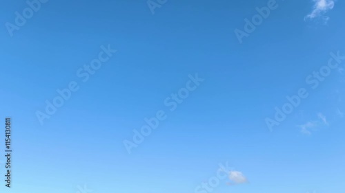 Small and fragile clouds in the sky in the morning