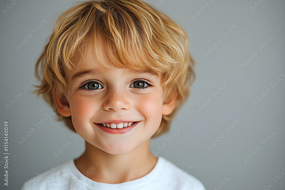 portrait of an white little boy with a smile portrait of an white little boy with a smile
