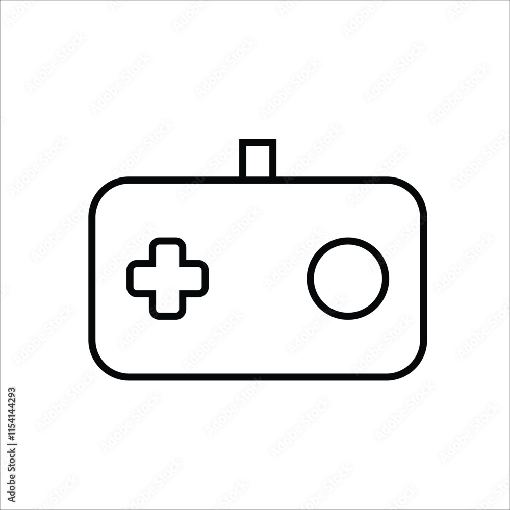 game icon. joystick. Game controller. Game console. Game board icon. Video game controller. Line design style. Vector Illustration game icon. joystick. Game controller. Game console. Game board icon. Video game controller. Line design style. Vector Illustration